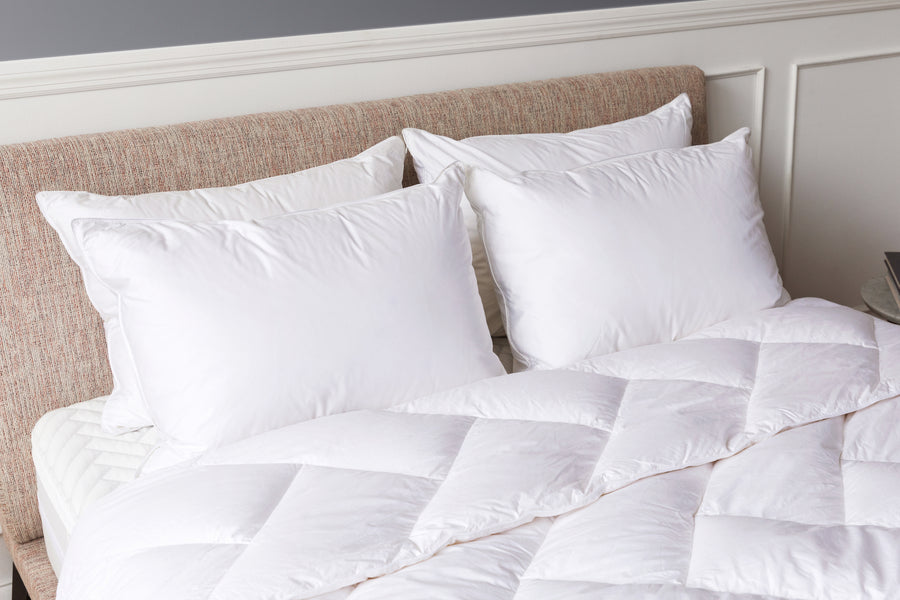Wright white duck down pillows